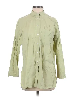 3/4 Sleeve Button-Down Shirt