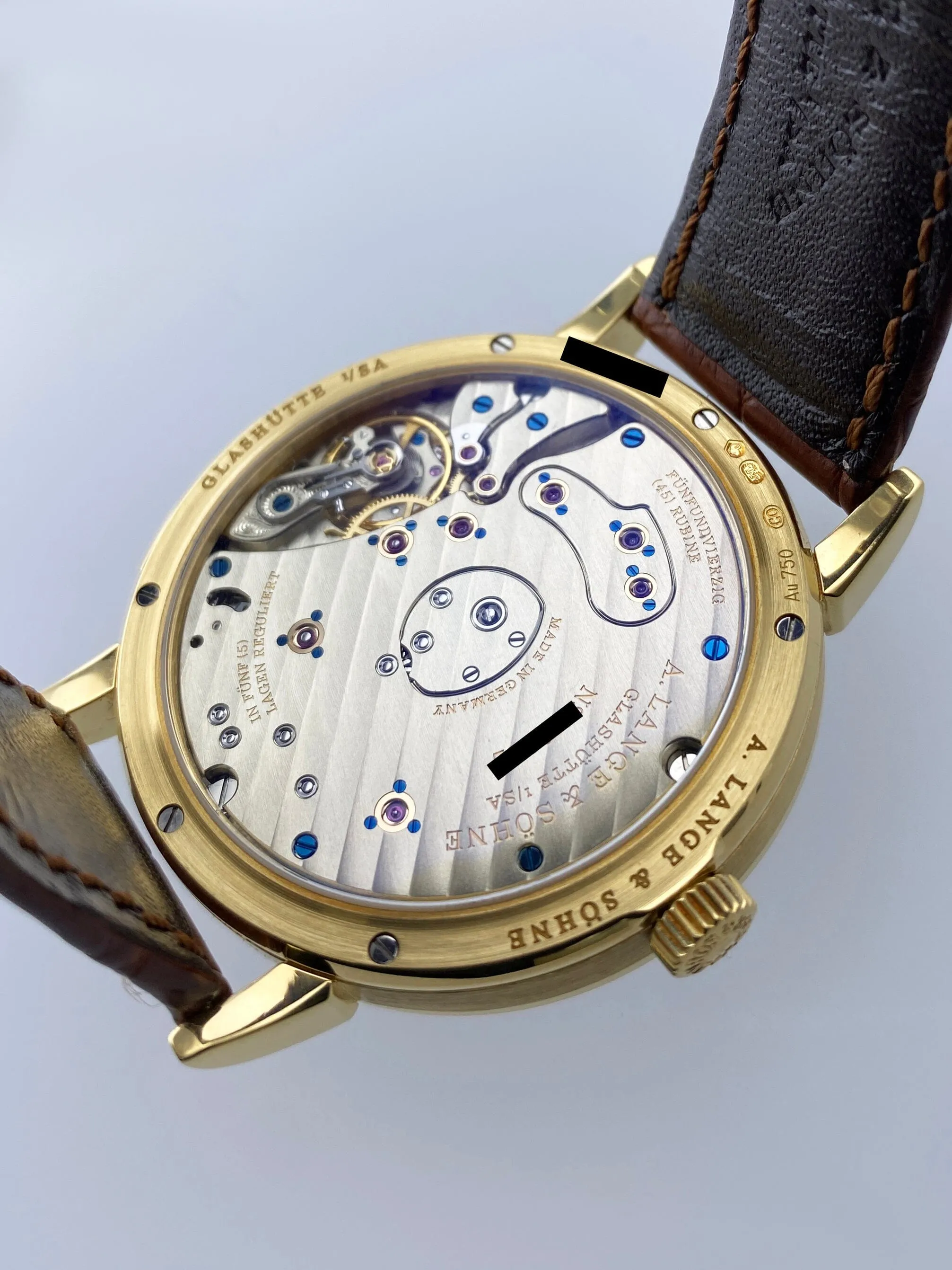 A. Lange & Sohne Lange 139.021 Mens Watch Papers