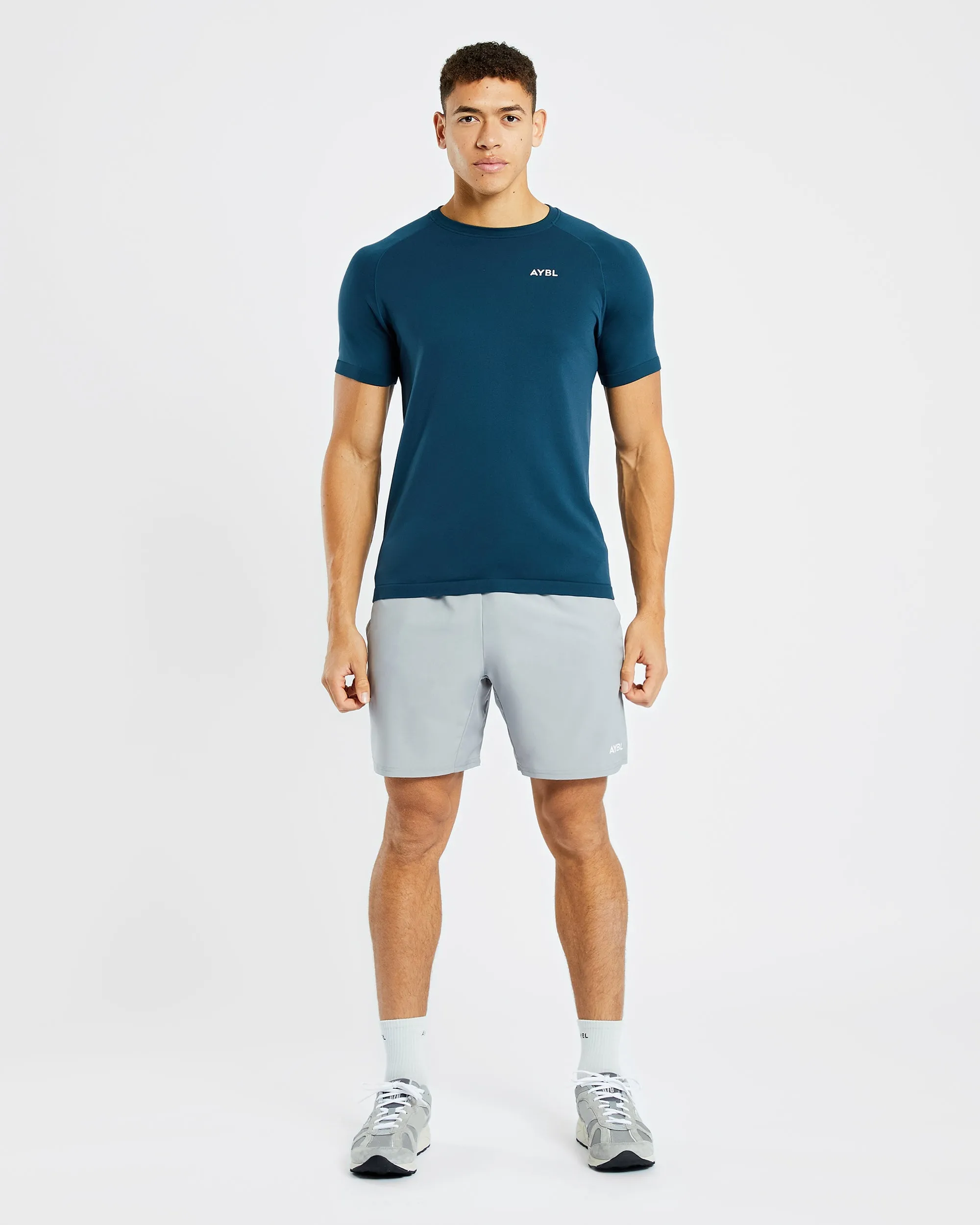 Ascend Seamless T Shirt - Marine Blue