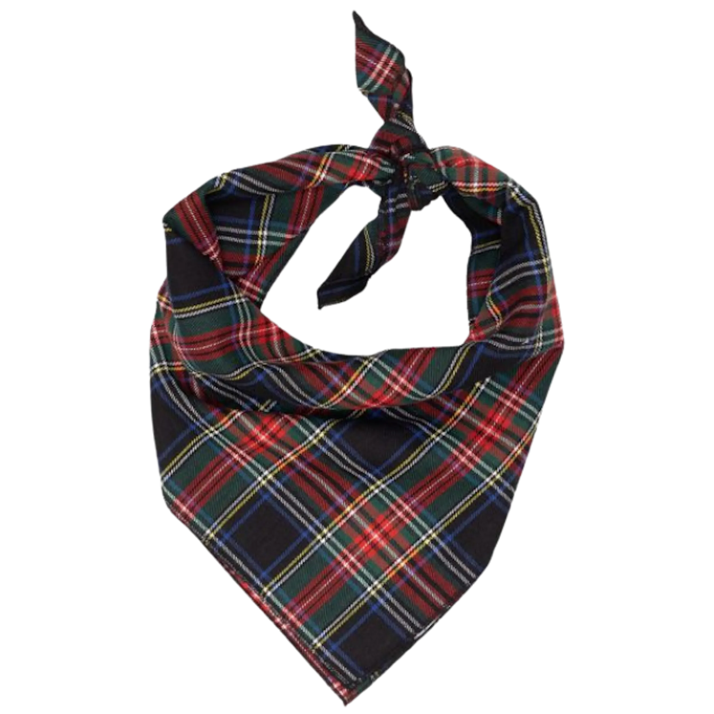 Bandana | Black Stewart Plaid