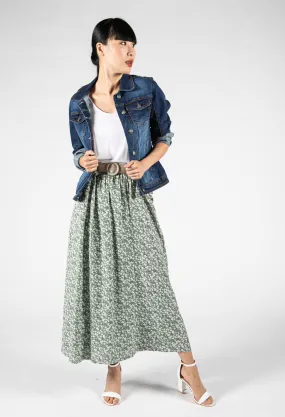 Belted Mini Bloom Skirt