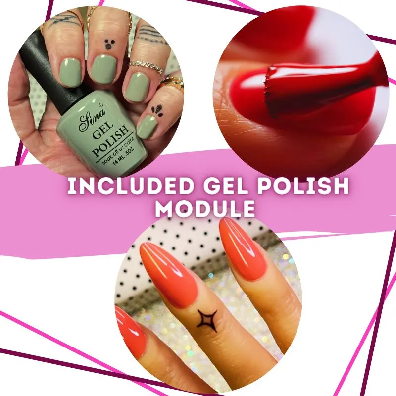 BIAB, Hard Gel and Polygel Nail Course Online