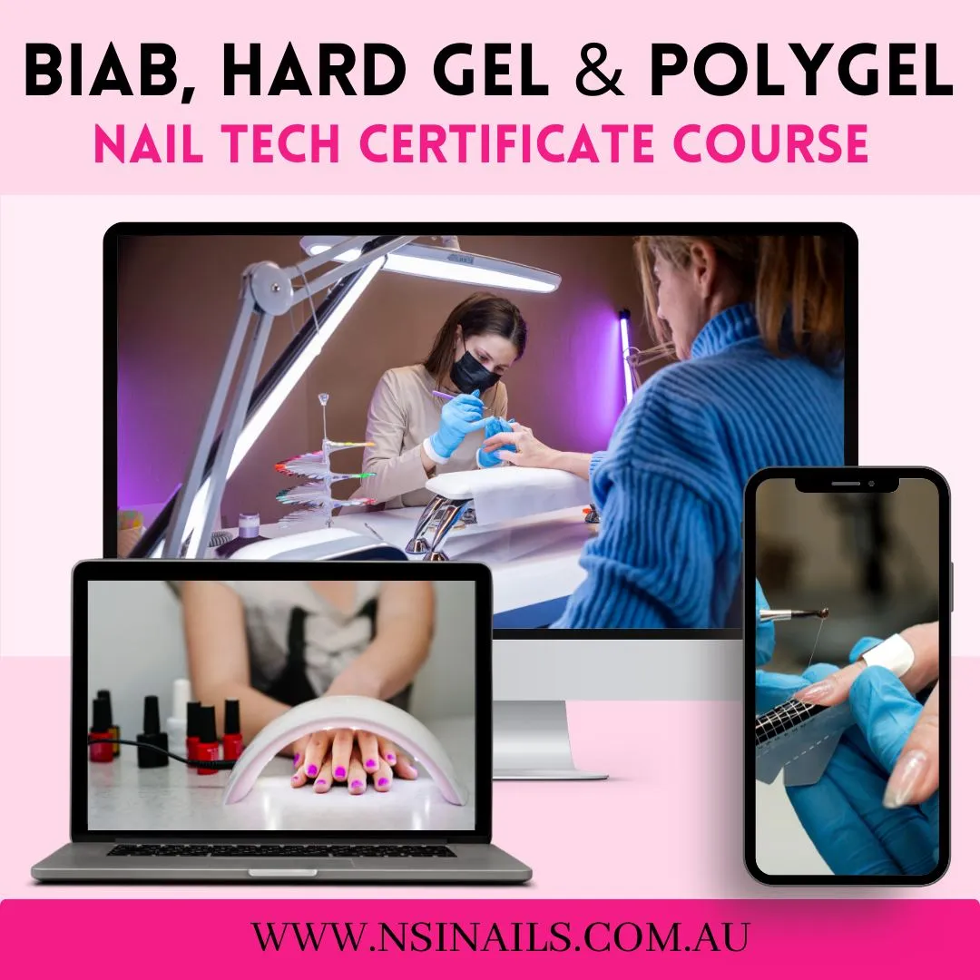 BIAB, Hard Gel and Polygel Nail Course Online