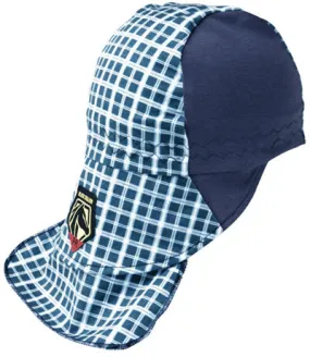 Black Stallion Blue Plaid Welding Cap AH1730-BL