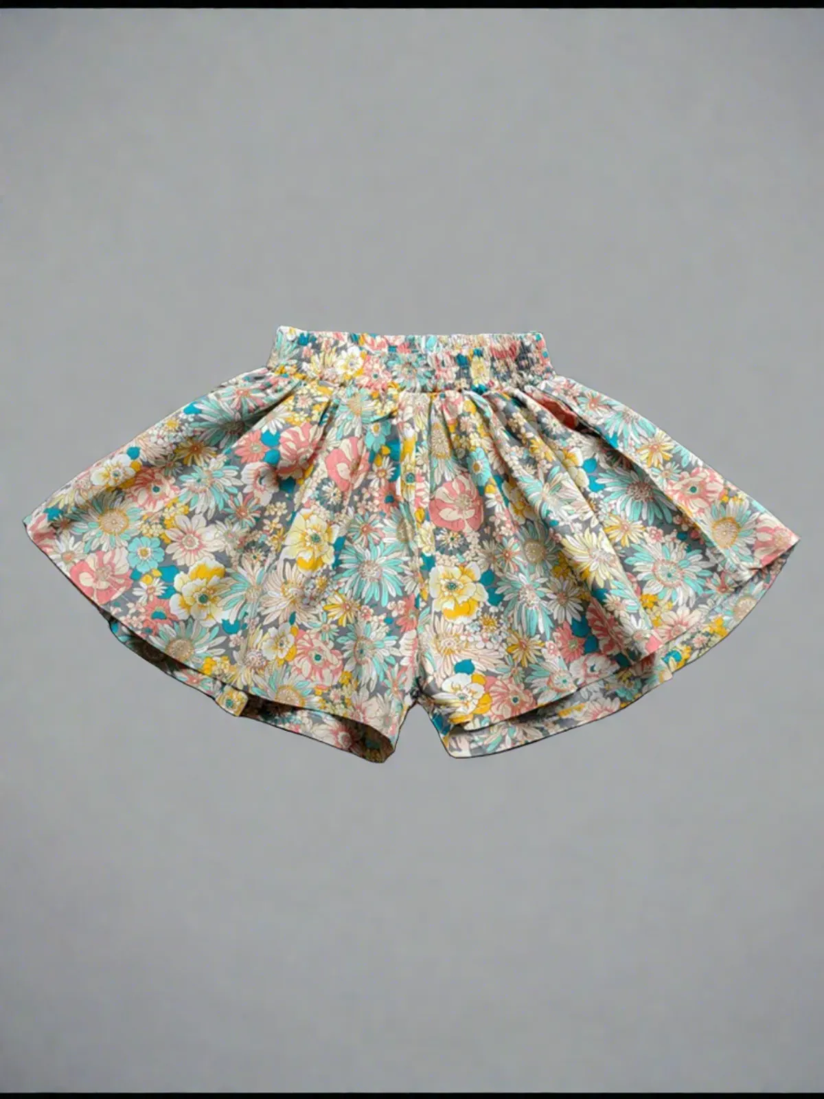 Blossom Breeze Wide Leg Floral Shorts