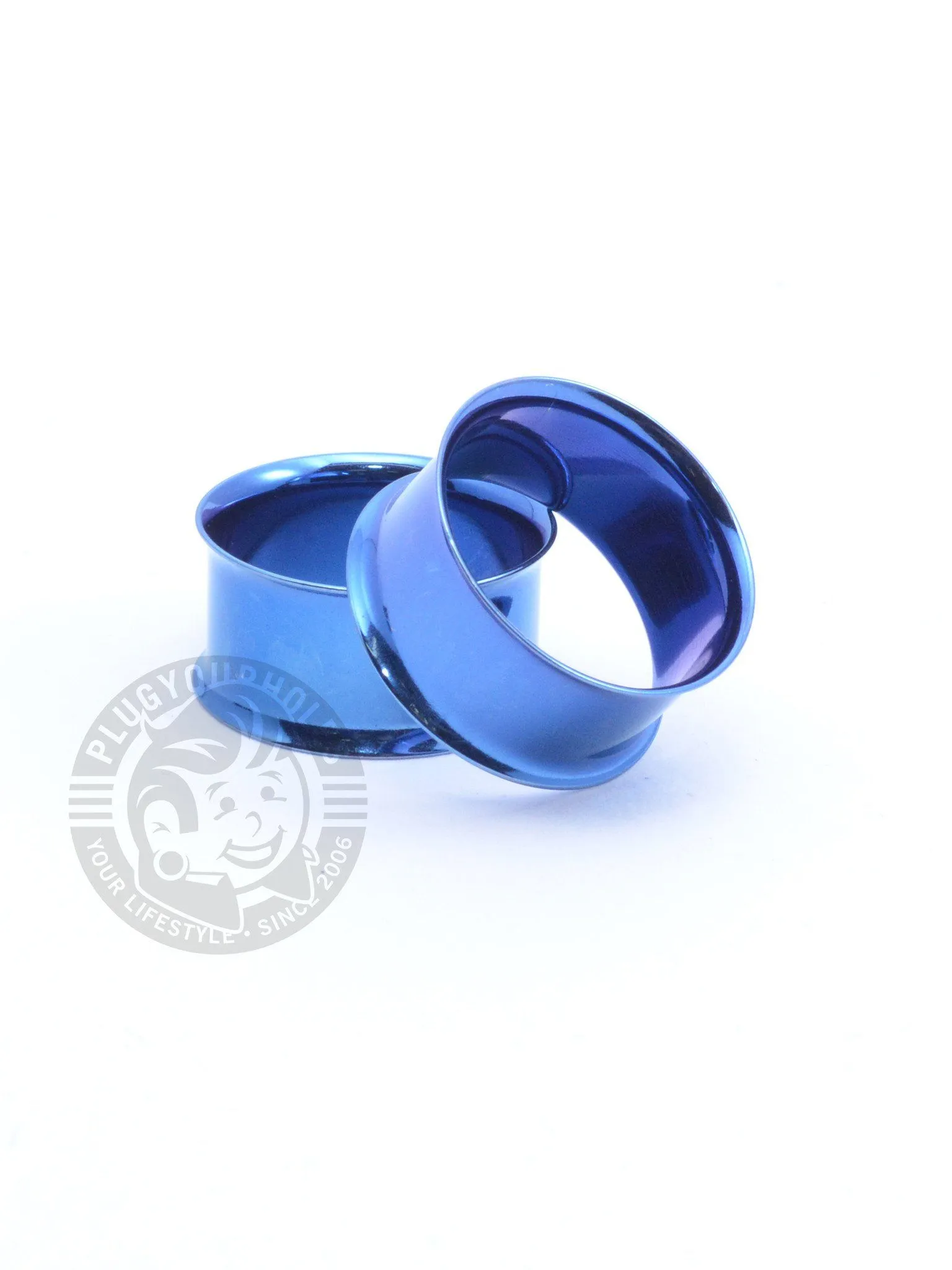 Blue Double Flared Steel Tunnels