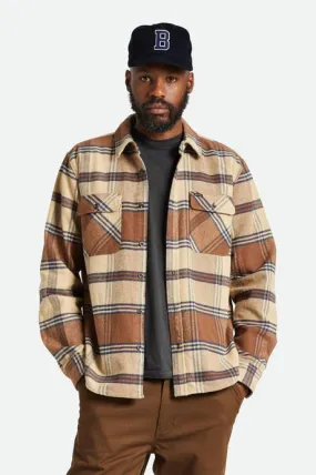 Bowery Heavy Weight LS Flannel | Sand/Bison