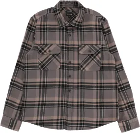 Bowery Heavyweight Flannel | Charcoal Black Cinder Grey