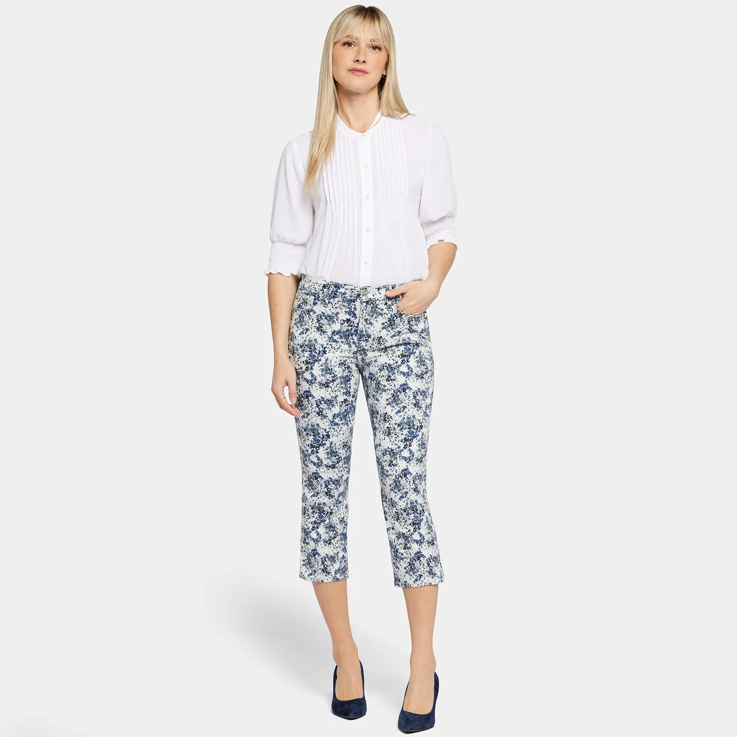 Chloe Capri Jeans - Forest Lagoon