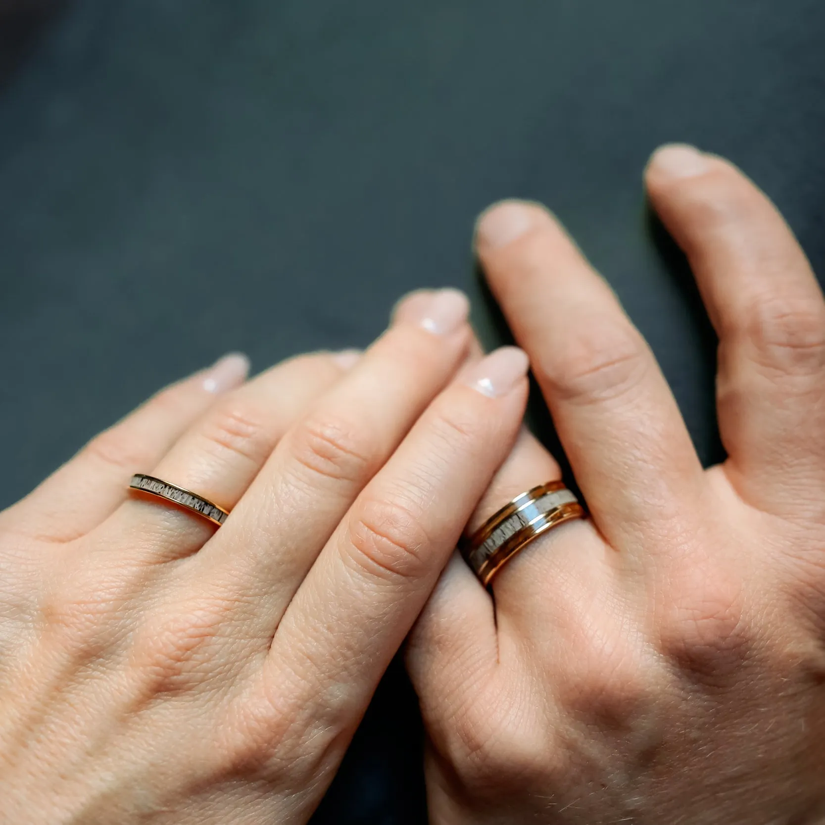 Crater Lake & Gold Kenai Couples Set