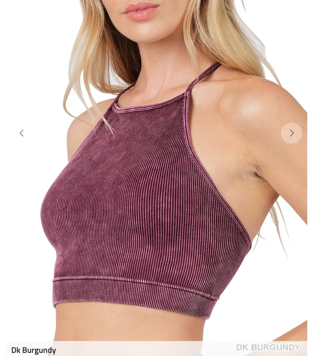 Cropped Tank Cami / Criss Cross