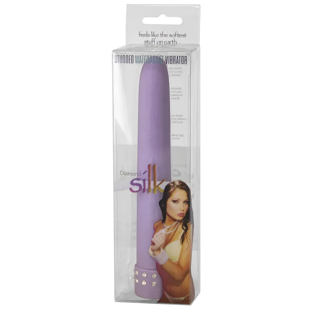 Diamond Silk Studded Straight Vibrator