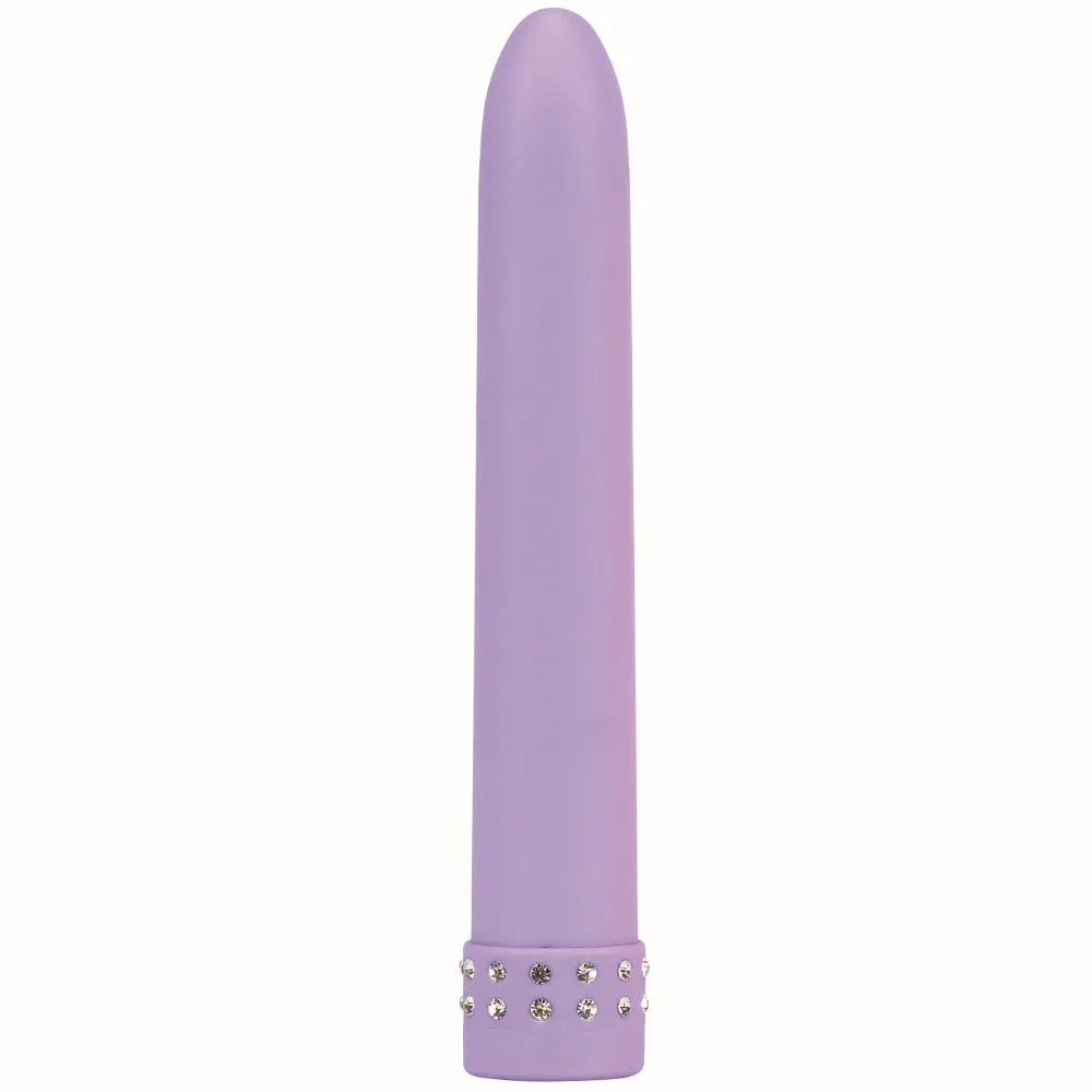 Diamond Silk Studded Straight Vibrator