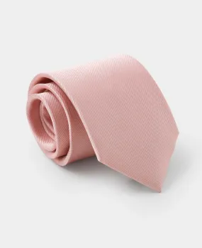 Dusty Pink Fine Twill Silk Tie