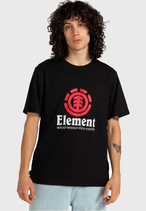 Element - Vertical Flint Black - T-Shirt