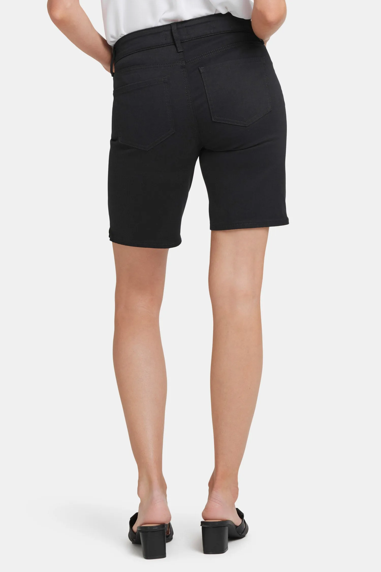 Ella Denim Shorts - Black