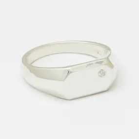 Emmet Signet Ring in Silver