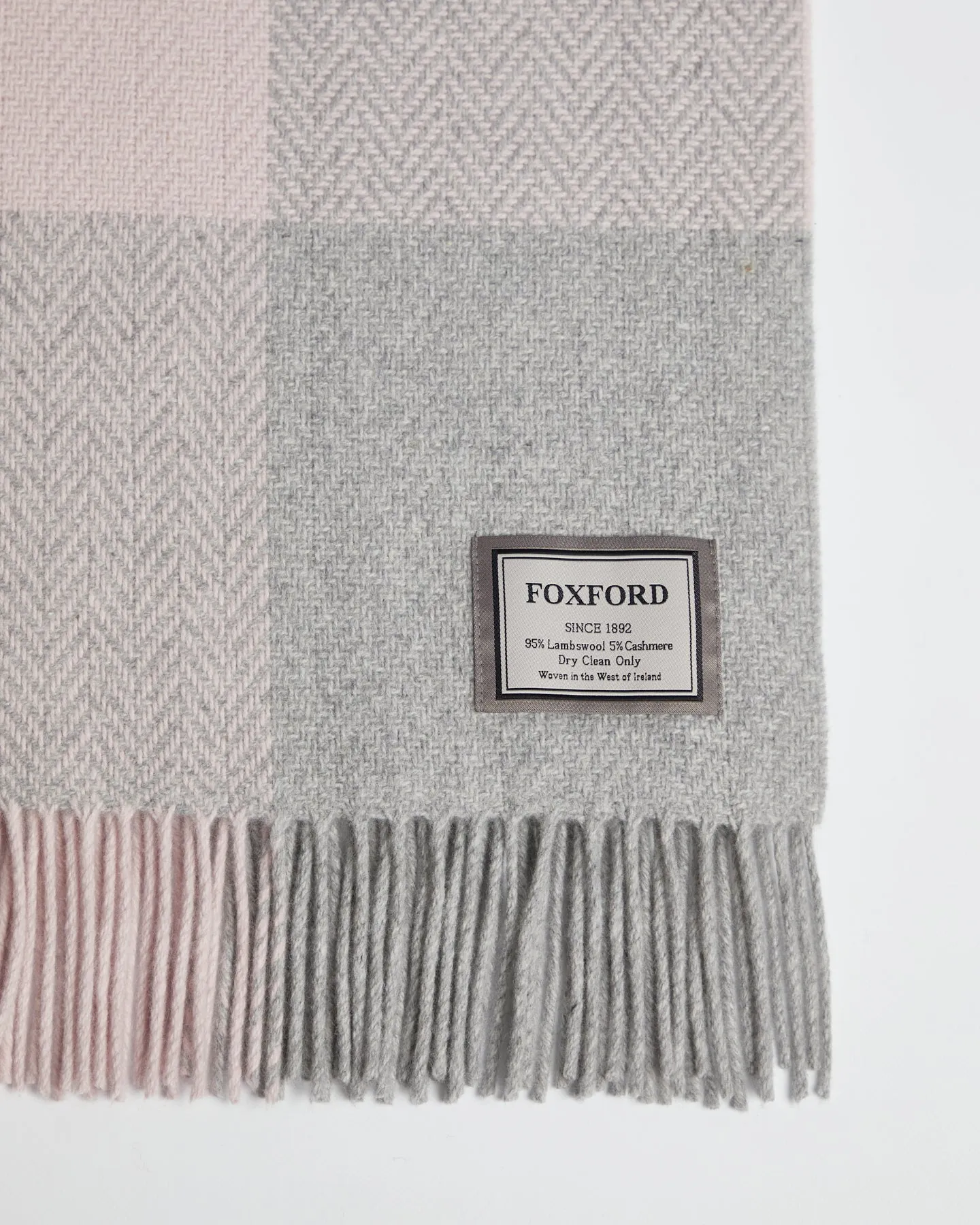 Foxford Port Mor Cashmere and Lambswool Throw