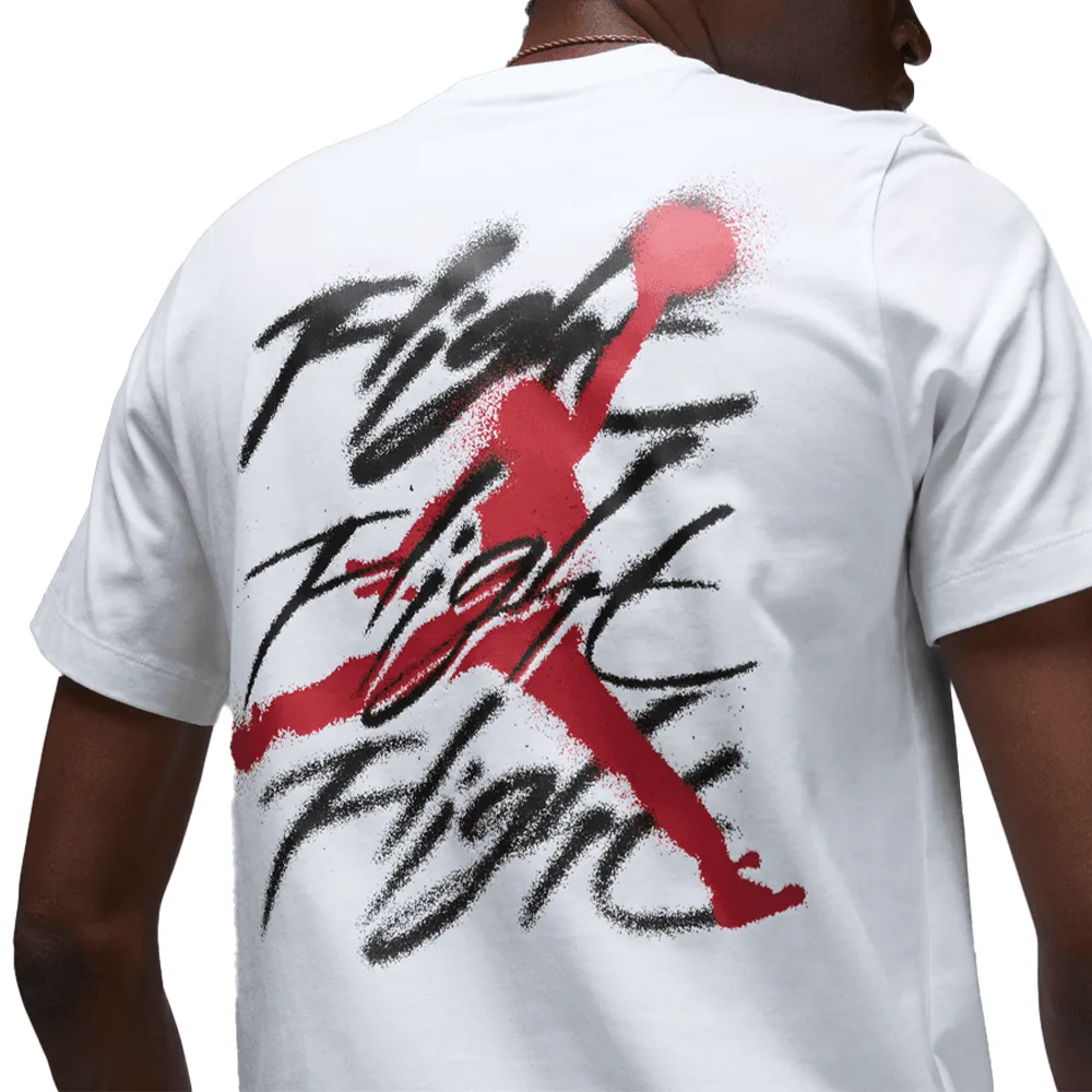 Jordan Graphic T-Shirt 'White/Black/Gym Red'