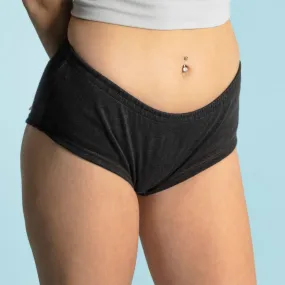 MARILYN 100% Organic Hemp Knit Boy Shorts Panty (OC Thread, Organic Elastic, No Polyester, No Synthetics) (100% Biodegradable)