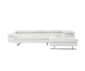 Mauro Leather Right Sectional