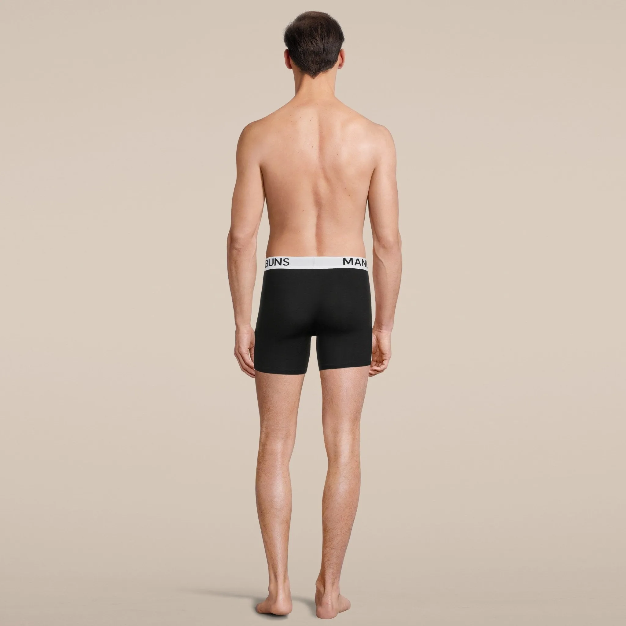 Men's Classic Black Boxer Brief Underwear