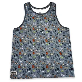 Mens Singlet No Moon