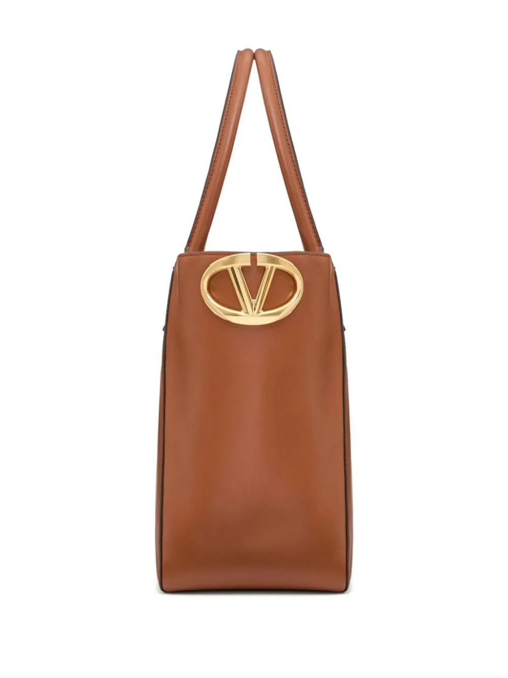 NAPPA CALFSKIN VLOGO SIDE TOTE BAG