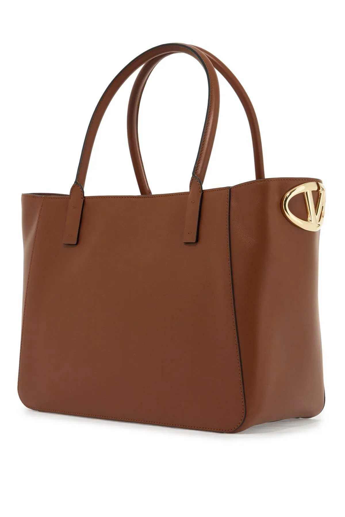 NAPPA CALFSKIN VLOGO SIDE TOTE BAG