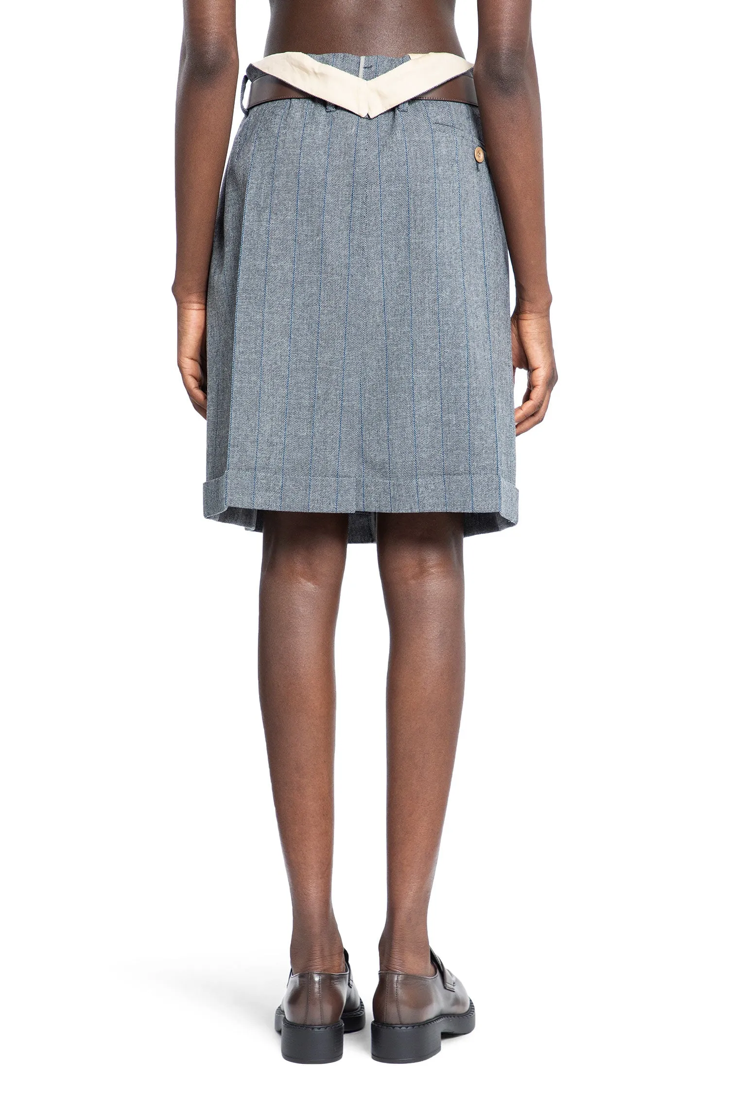 PRADA WOMAN GREY SKIRTS