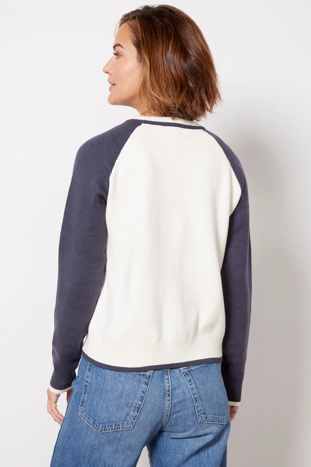 Supersoft Sweater Color Block Raglan Pullover